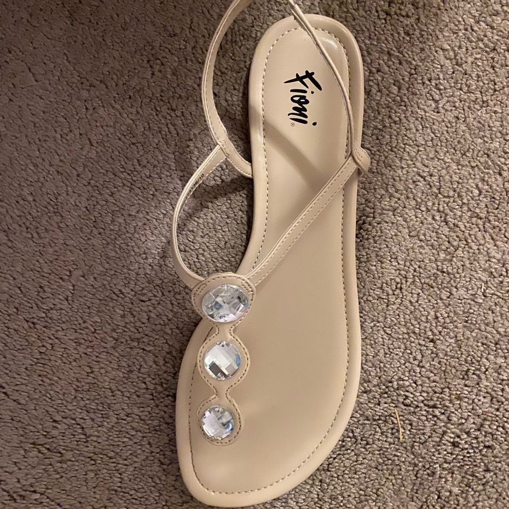 Nude Jewel Semi Formal Sandal Flats